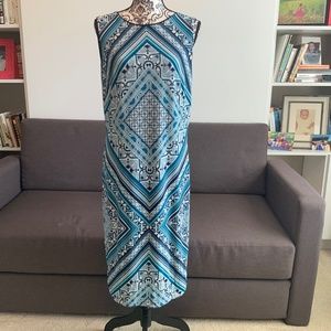 White House Black Market Reversible Sheath Dress - Size L - Excellent Condition